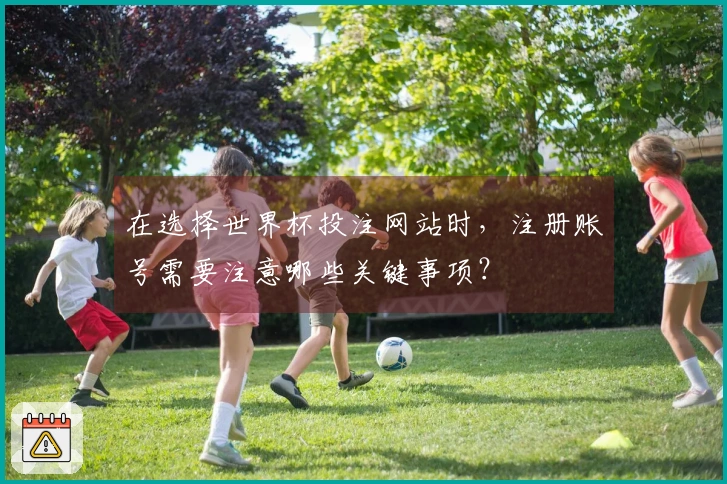 在选择世界杯投注网站时，注册账号需要注意哪些关键事项？