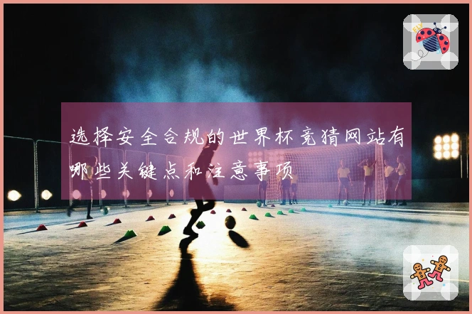 选择安全合规的世界杯竞猜网站有哪些关键点和注意事项